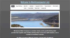 Desktop Screenshot of montezumawater.org