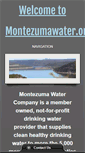 Mobile Screenshot of montezumawater.org